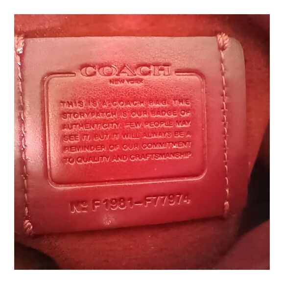 Coach Mini Cassidy Crossbody Bag F77974 Purple Lavender Leather Silver Chain - Picture 13 of 15